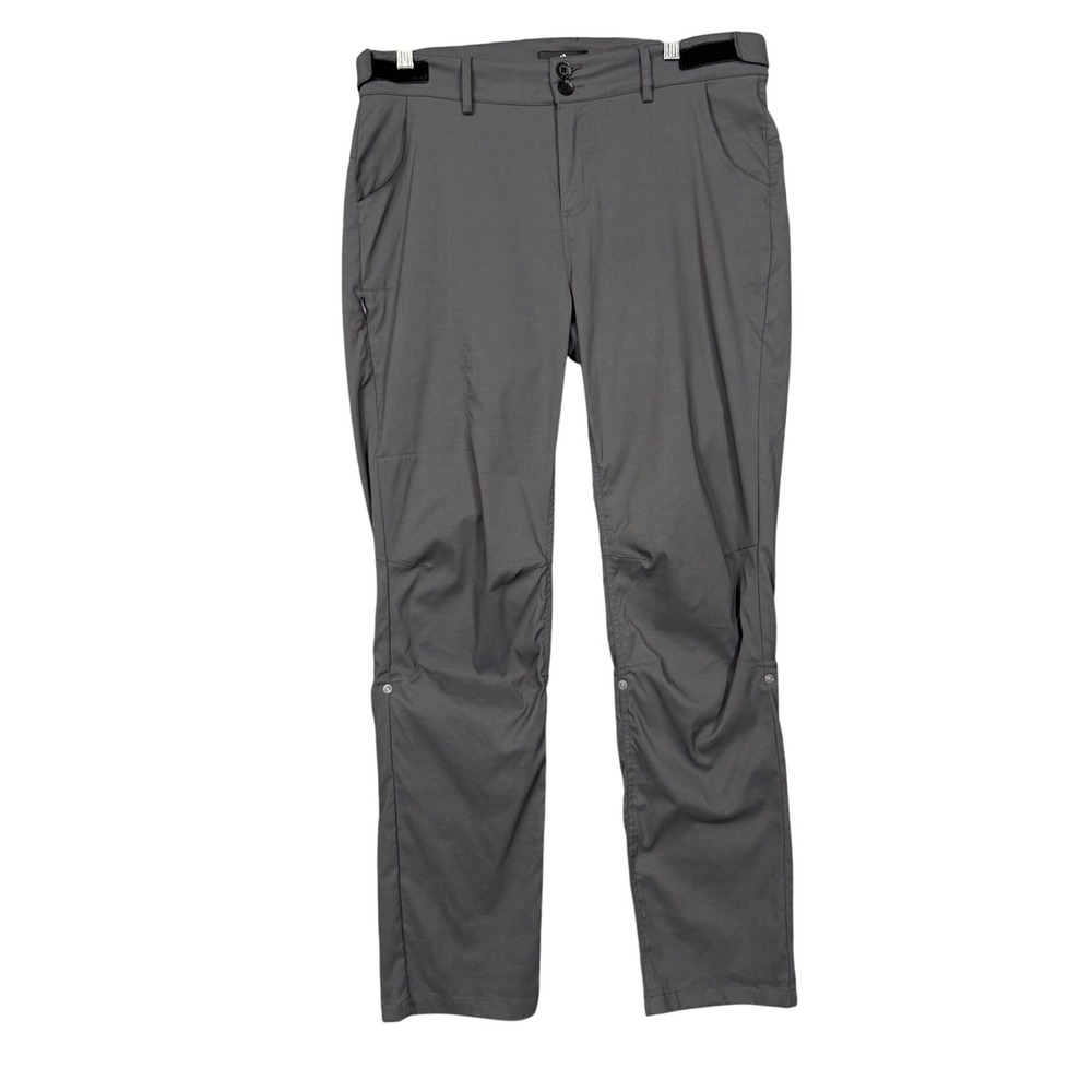 Northbound Gear Hiking Pants‎ Womens 12 Gray Convertible Roll Up Snap Capri GORP